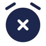 Alarm Turn Off SVG Icon